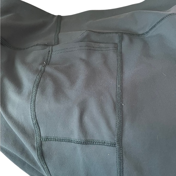 Skeechers women’s high waisted jogging/performance leggings, forest green, large - Picture 4 of 5